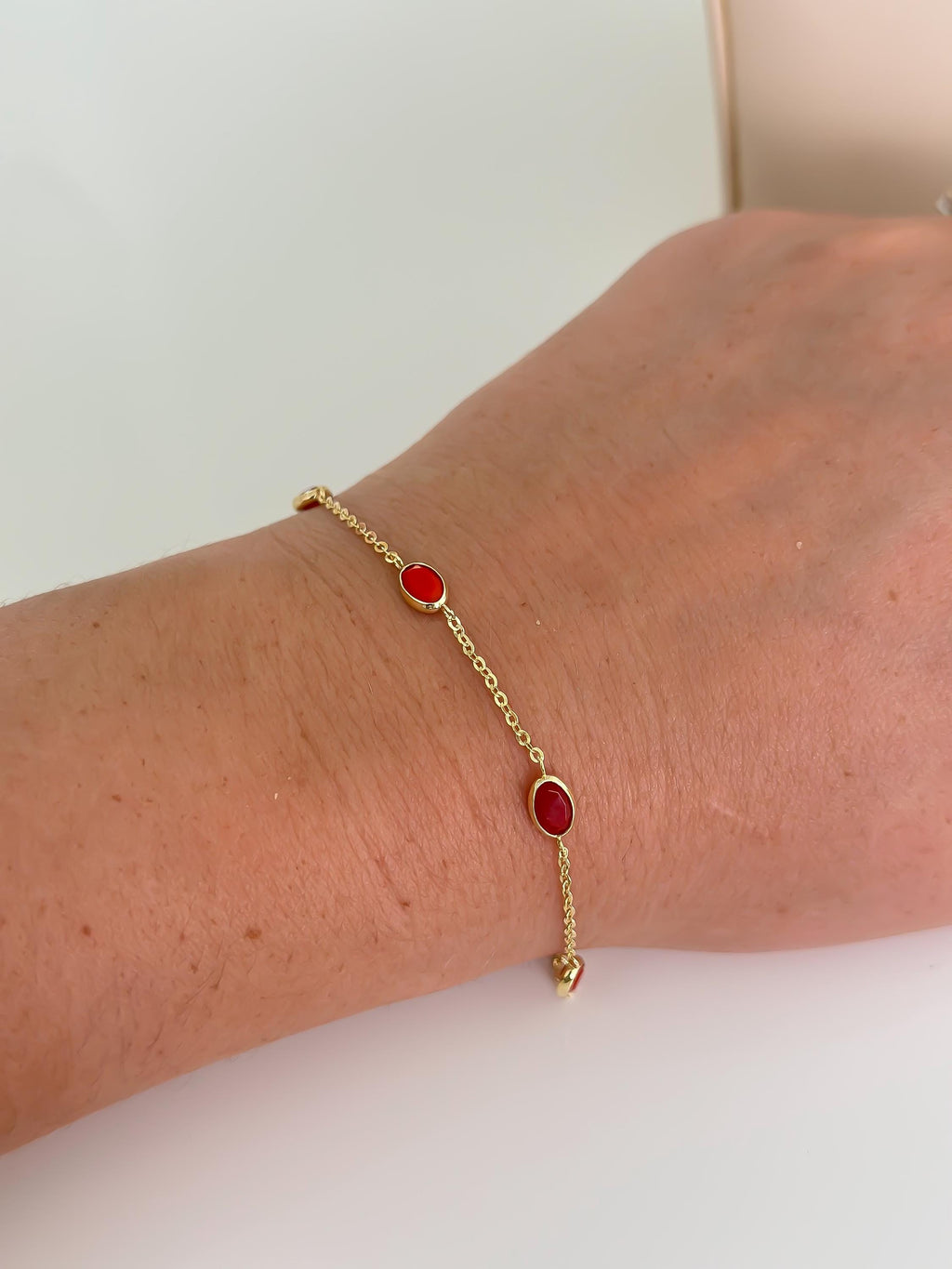14k Gold “Red Desire” Set