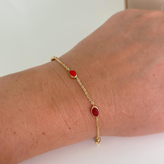 14k Gold “Red Desire” Set