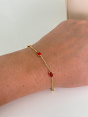 14k Gold “Red Desire” Set
