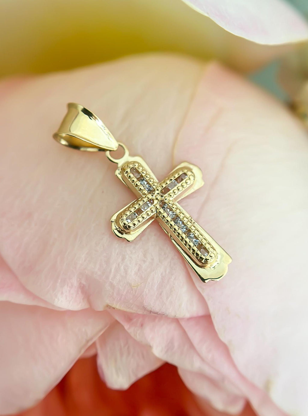 “Sacred Sparkle” Pendant - 14k Gold
