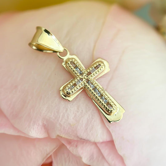 “Sacred Sparkle” Pendant - 14k Gold