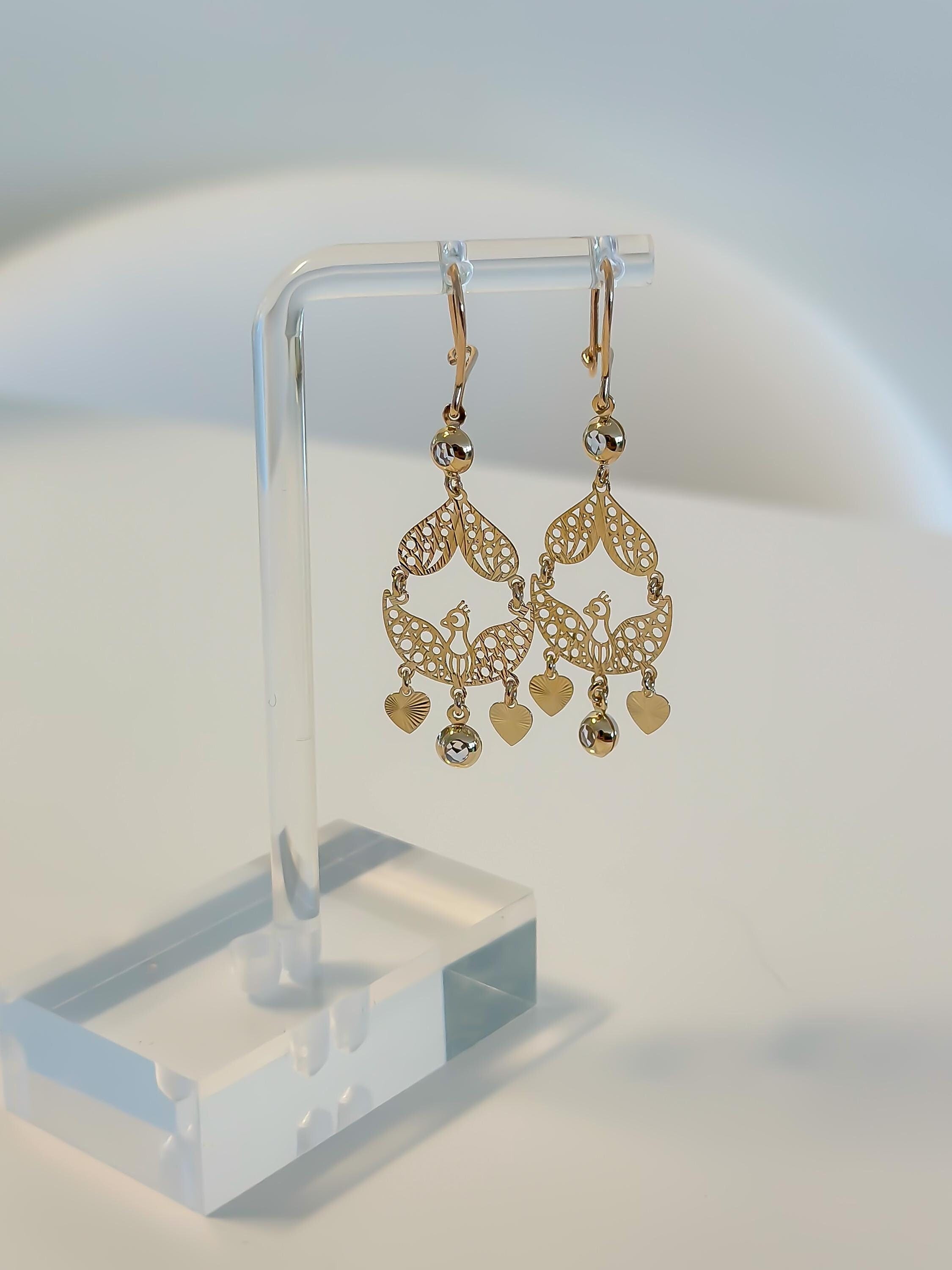 “Majestic Bloom” Earrings - 14k Gold