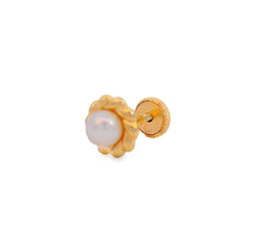 “Classic Pearl” Earrings - 14k Gold