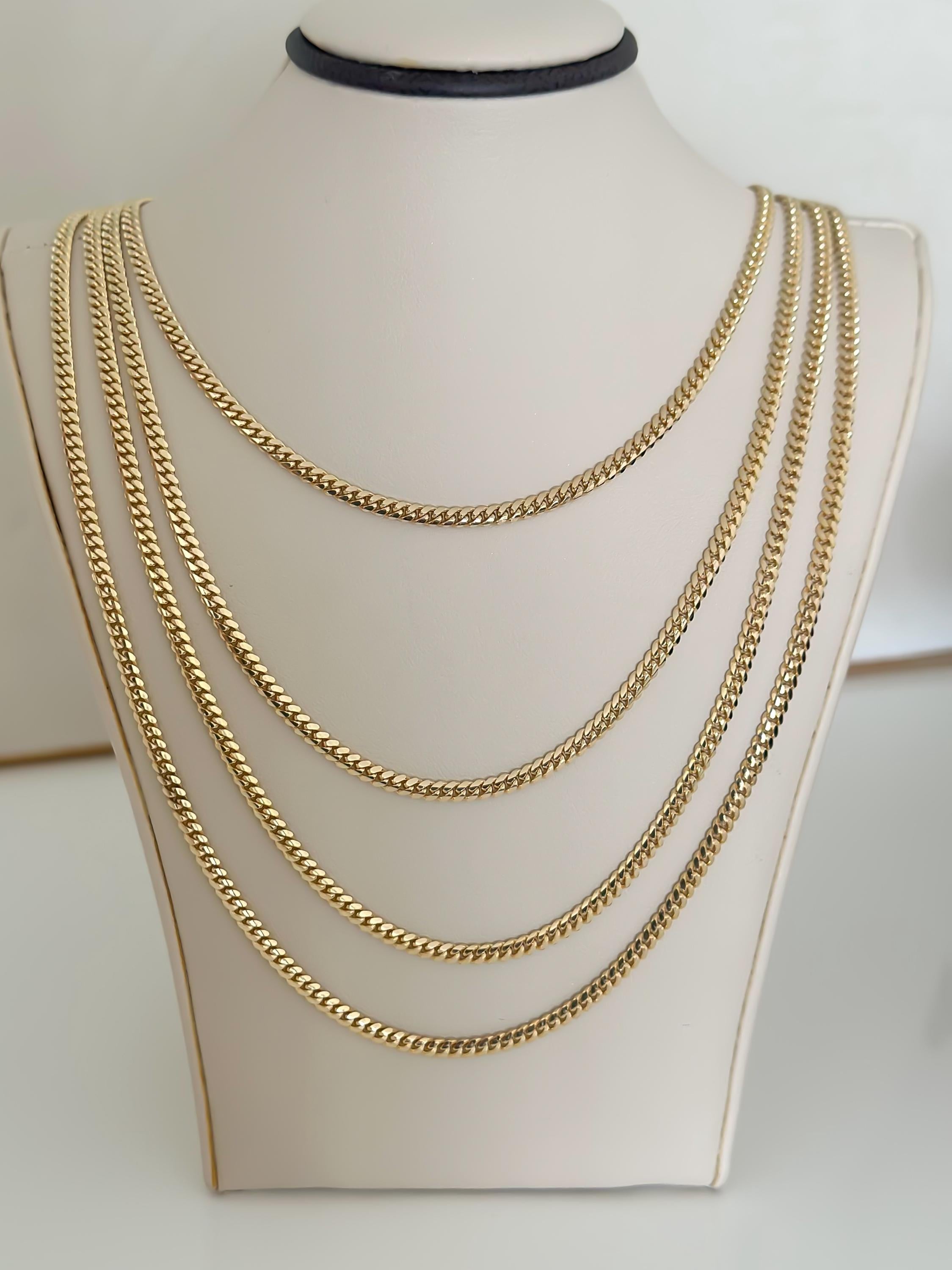 “Statement Cuban” Chain – 14k Solid Gold