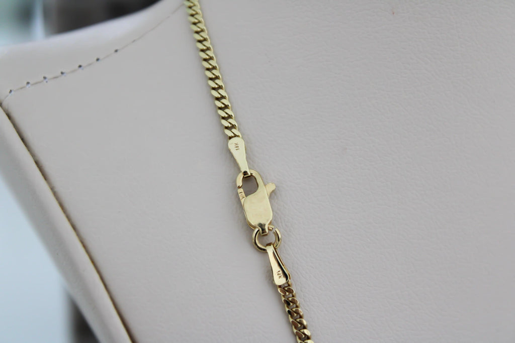 “Miami Cuban” Necklace - 14k or 10K Gold 2mm