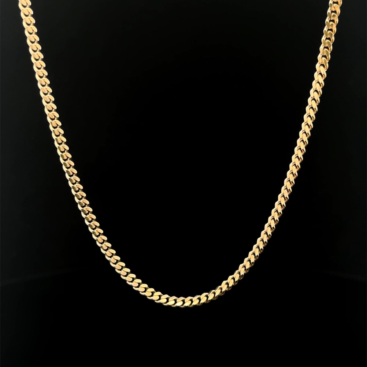 “Miami Cuban” Necklace - 14k or 10K Gold 2mm