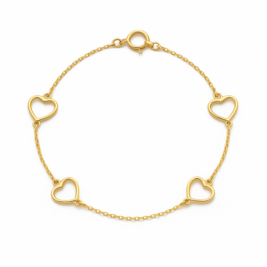 “Dainty Love” Bracelet - 14k Gold
