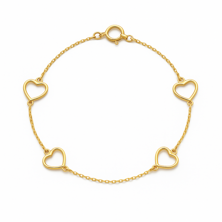 “Dainty Love” Bracelet - 14k Gold