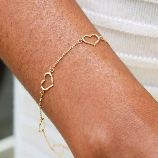 “Dainty Love” Bracelet - 14k Gold