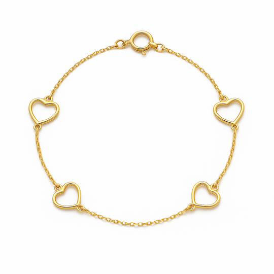 “Dainty Love” Bracelet - 14k Gold