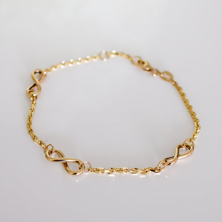 “Infinite” Bracelet - 14k Gold