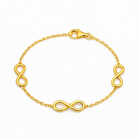 “Infinite” Bracelet - 14k Gold