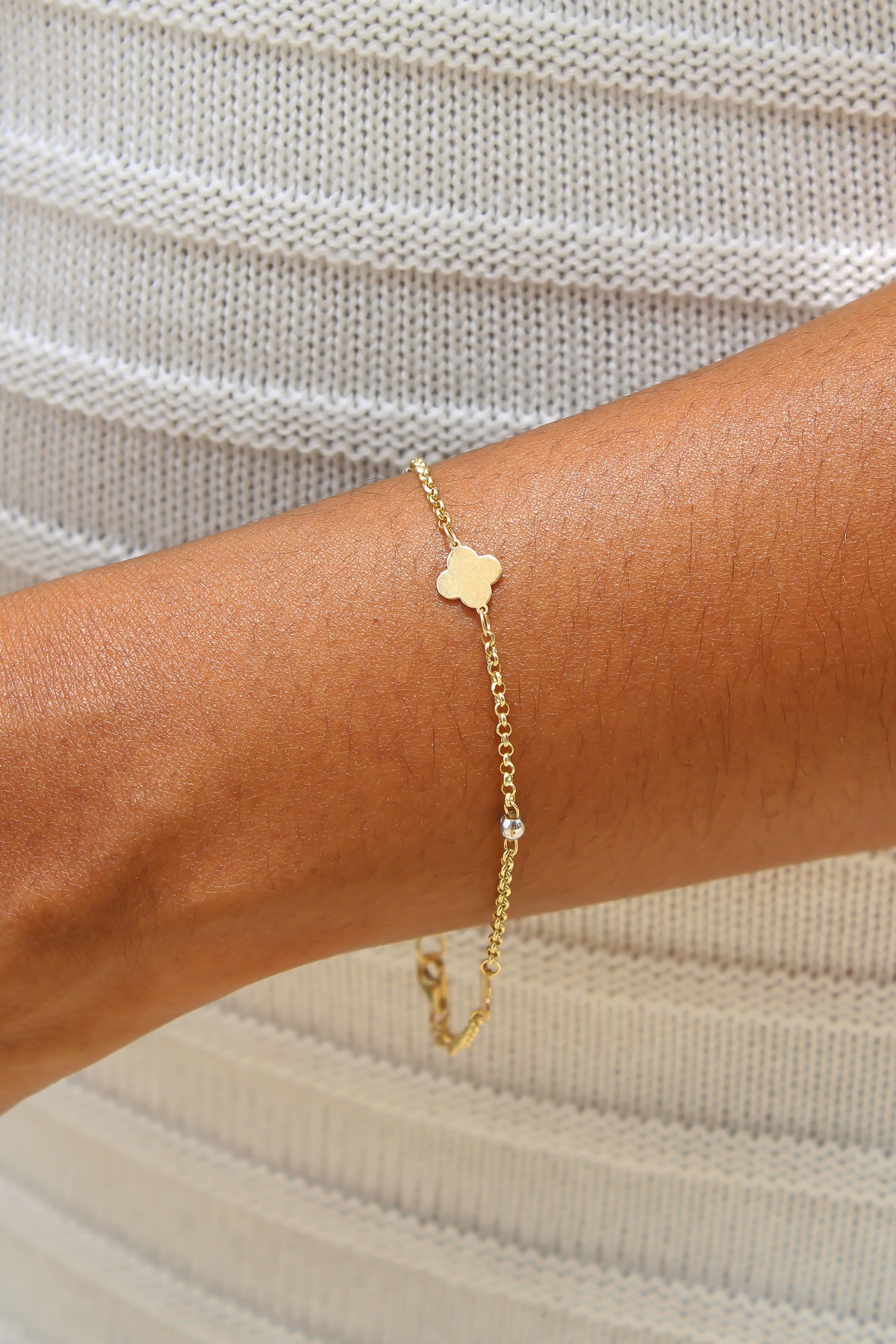 “Sweet Clover” Bracelet - 14k Gold