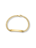 “Name Tag Cuban Bracelet” – 14k Solid Gold