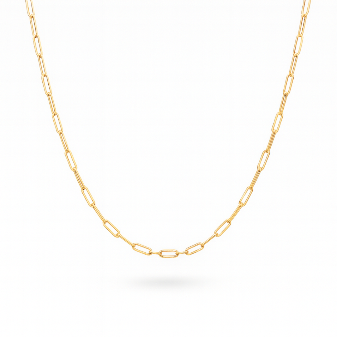 “Everyday Paperclip” Chain - 14k Gold