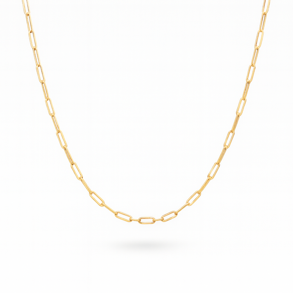 “Everyday Paperclip” Chain - 14k Gold