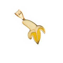 “Banana Bliss” Pendant – 14k Solid Gold