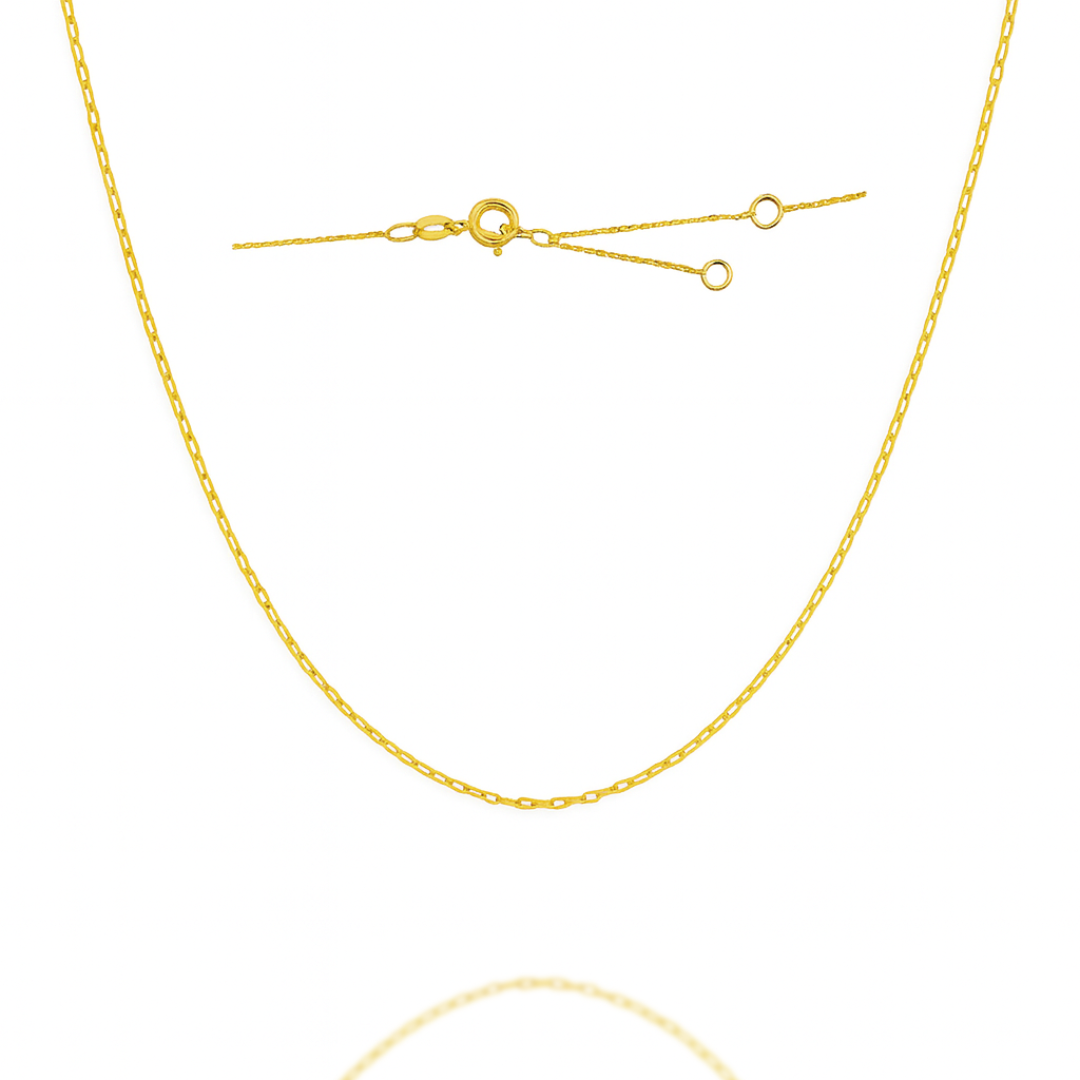 “Daily Dainty” Cable Chain – 14k Gold