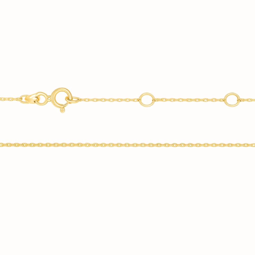 “Forest Friend” Squirrel Charm – 14k Solid Gold
