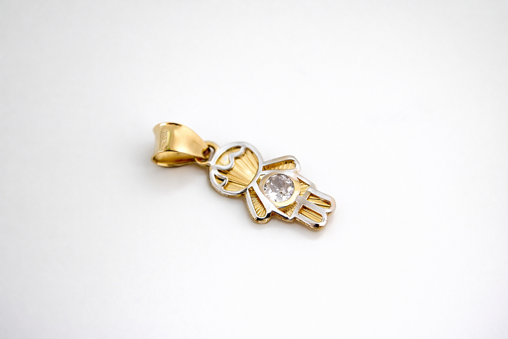 "Loved One” Pendant- 14k Solid Gold