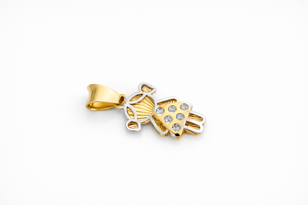"Loved One” Pendant- 14k Solid Gold