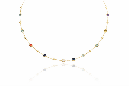 "Confetti Spark" Necklace - 14k Gold