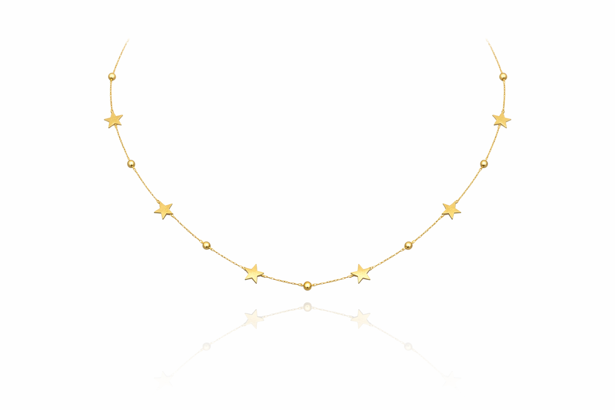 "Starlight" Necklace - 14k Gold