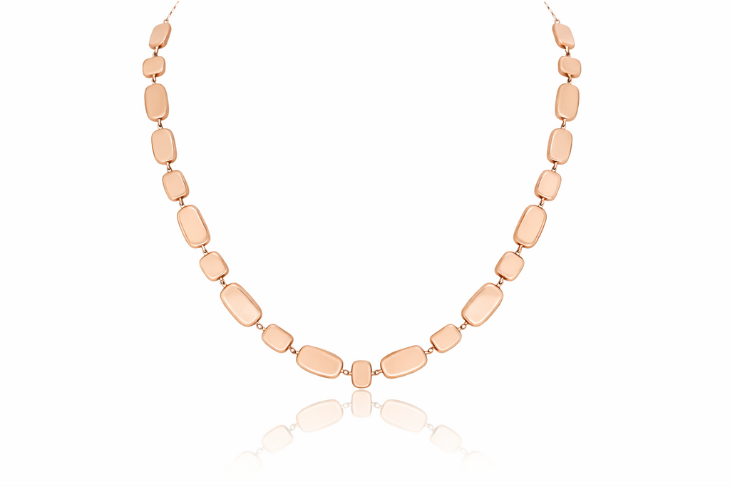 "Polished Blush" Necklace - 14k Gold