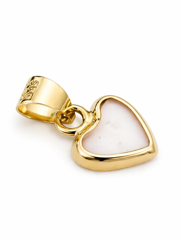“Pearl Heart” Pendant – 14k Solid Gold