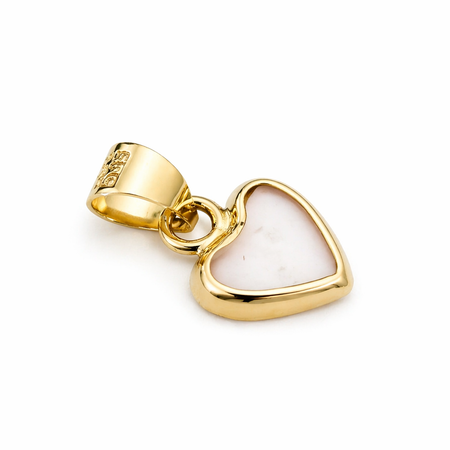 “Pearl Heart” Pendant – 14k Solid Gold