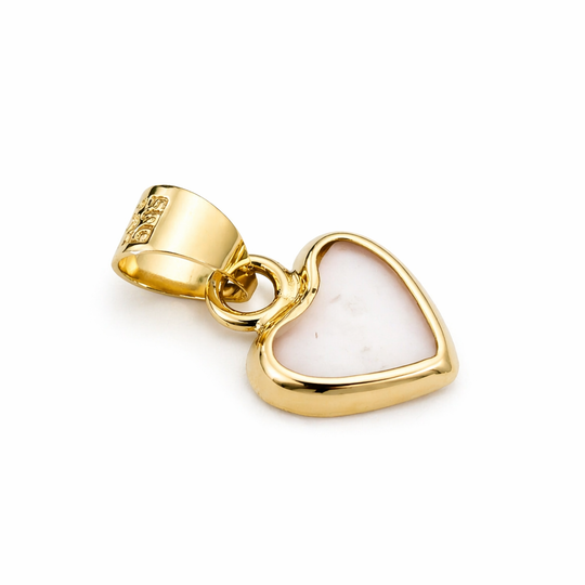 “Pearl Heart” Pendant – 14k Solid Gold