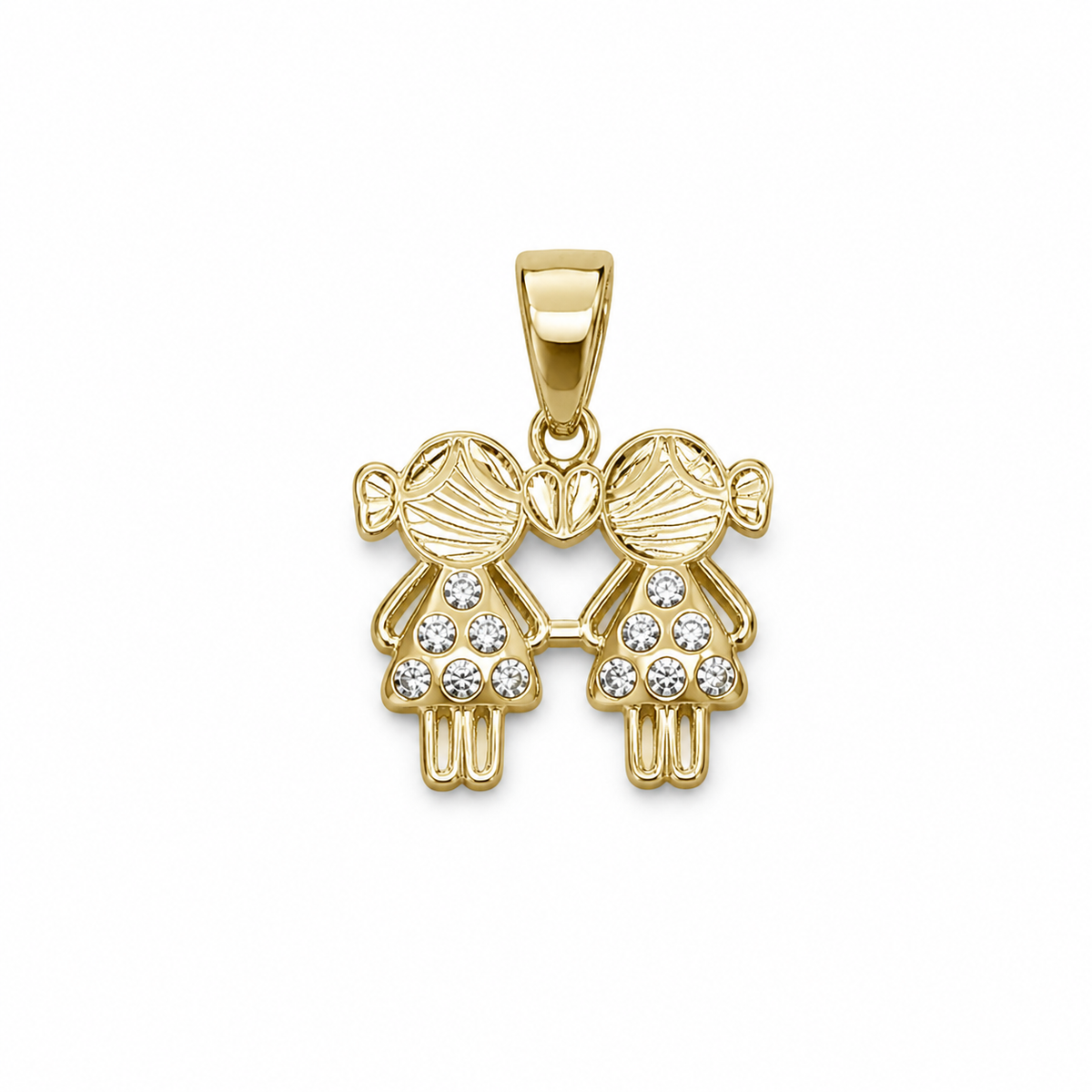 "Loved One” Pendant- 14k Solid Gold
