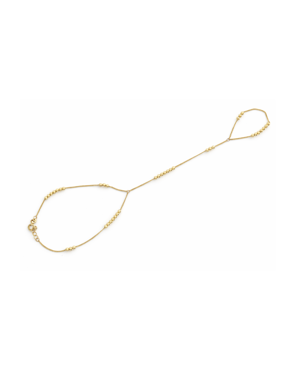 “Dainty Hand Chain” – 14k Solid Gold
