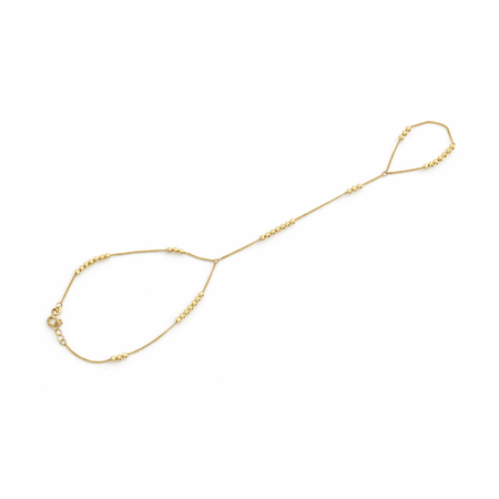 “Dainty Hand Chain” – 14k Solid Gold