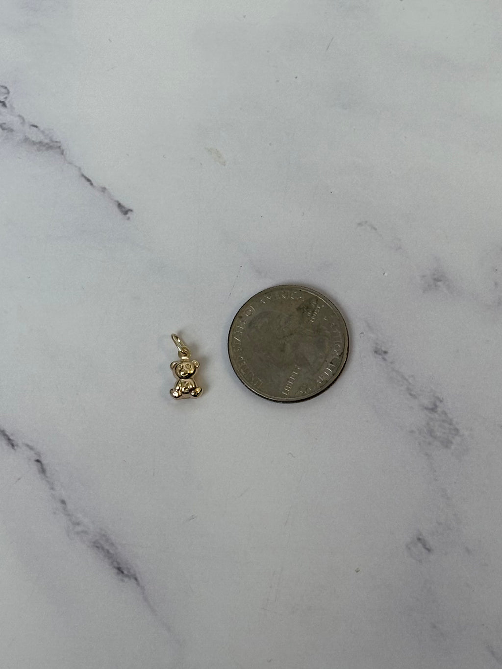 Mini Bear Pendant-14k Solid gold
