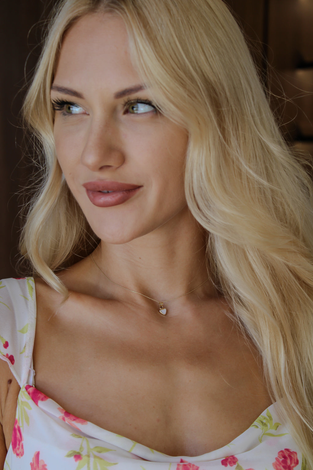 “Pearl Heart” Pendant – 14k Solid Gold