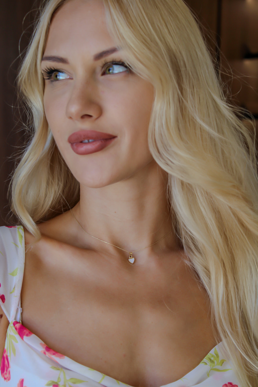 “Pearl Heart” Pendant – 14k Solid Gold