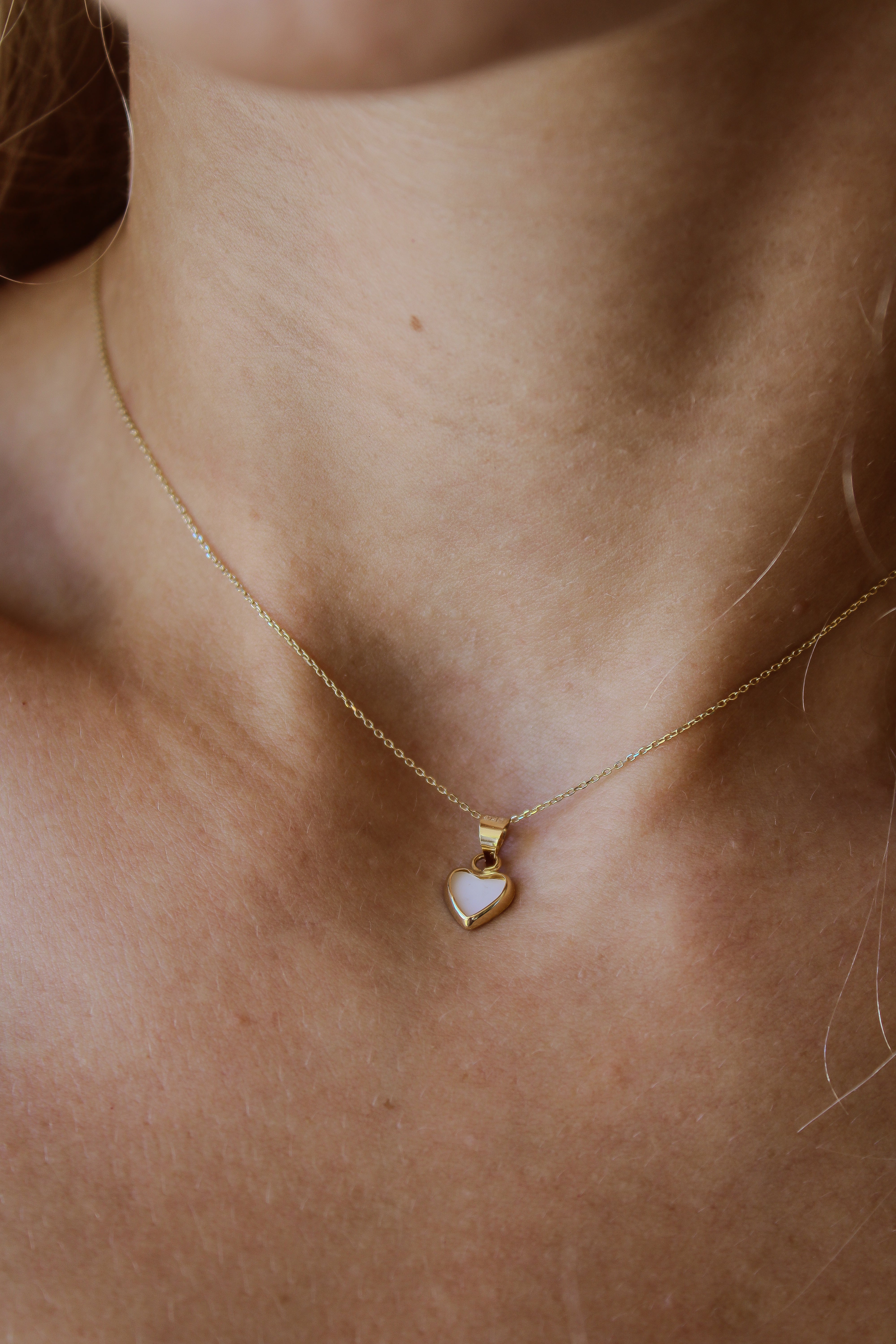 “Pearl Heart” Pendant – 14k Solid Gold