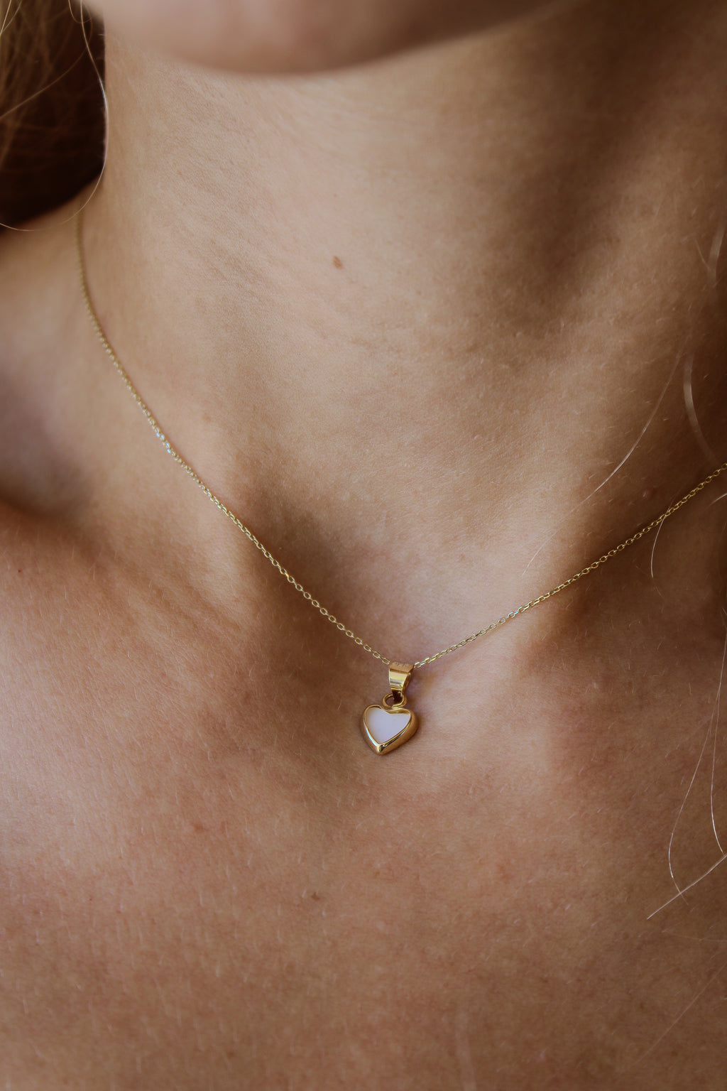 “Pearl Heart” Pendant – 14k Solid Gold