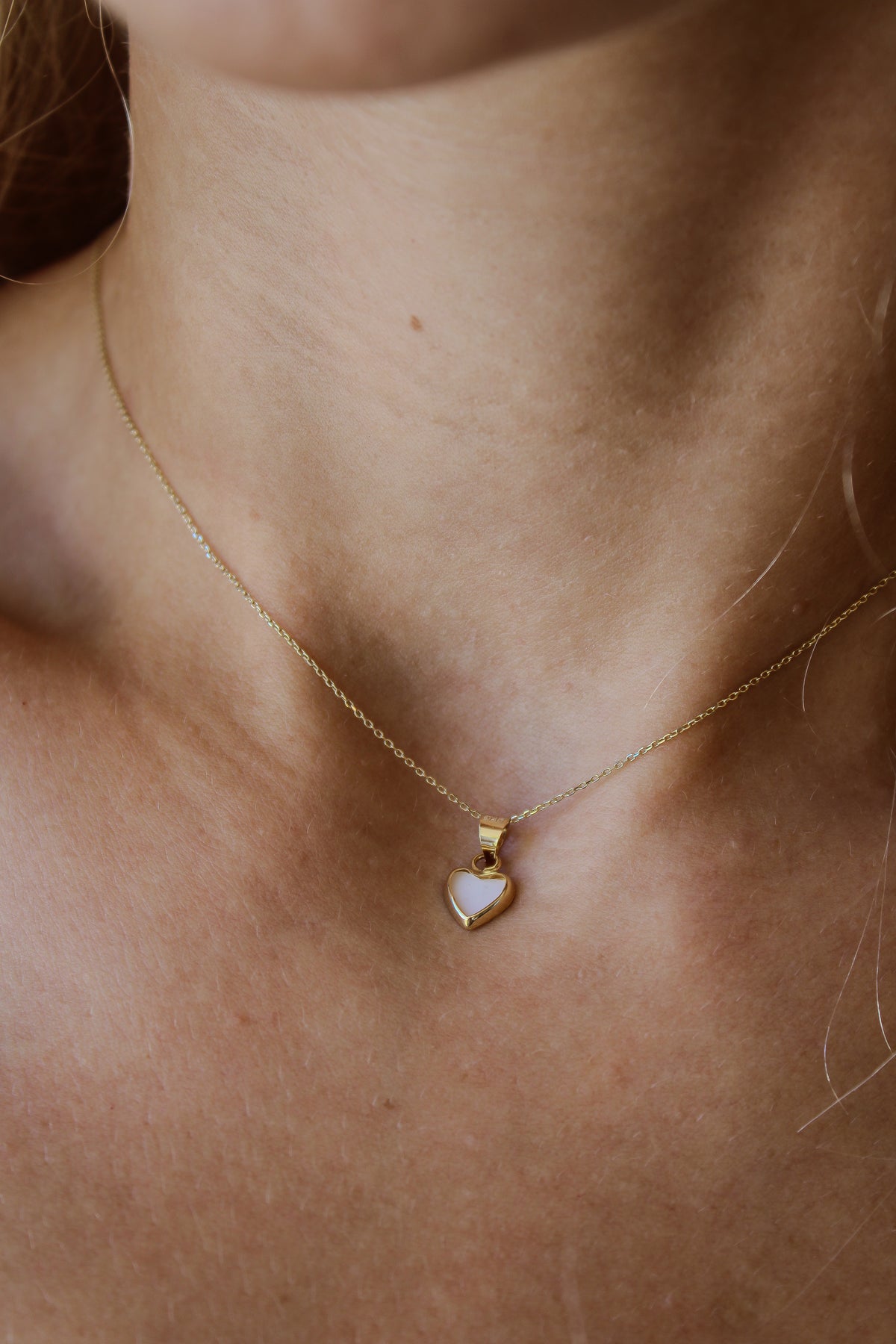 “Pearl Heart” Pendant – 14k Solid Gold