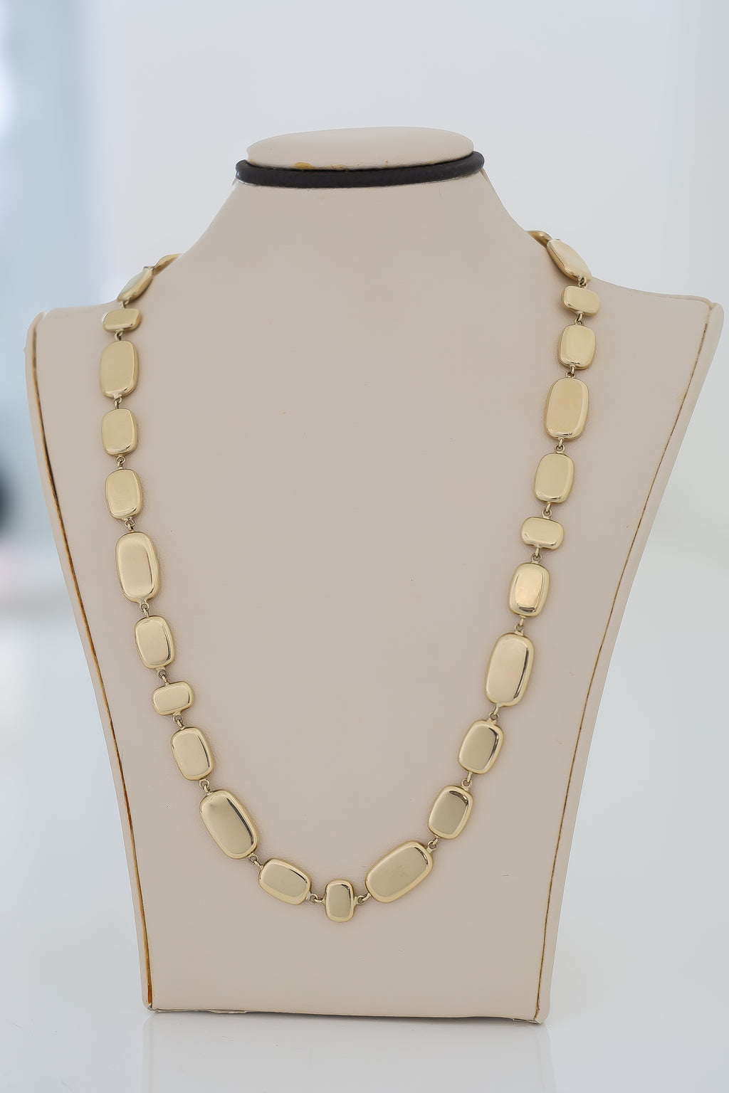 "Polished Edge" Necklace - 14k Gold