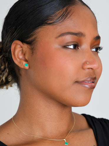 “Lucky Clover” Pendant – 14k Solid Gold