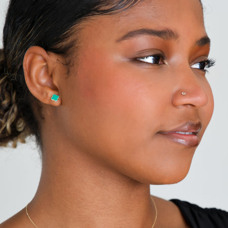 “Lucky Clover” Pendant – 14k Solid Gold