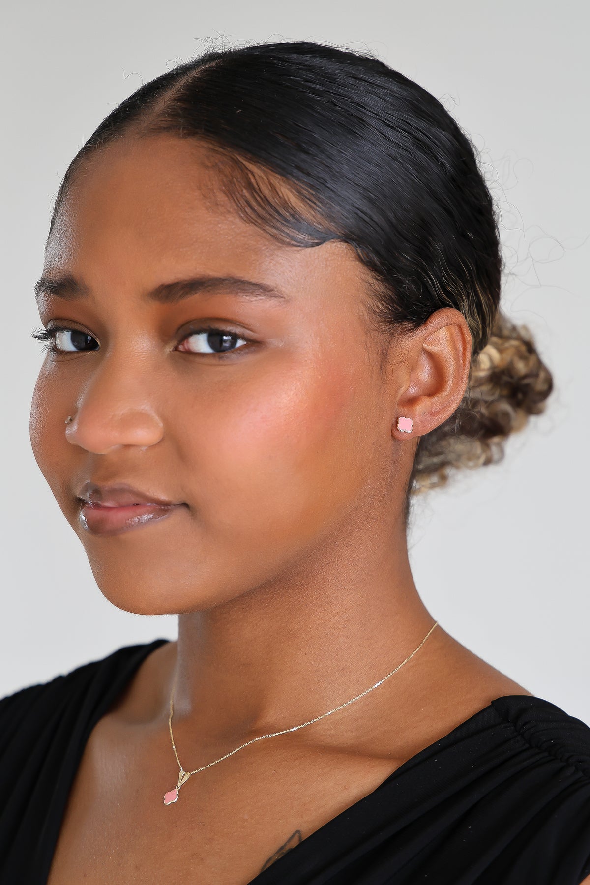 “Lucky Clover” Earrings – 14k Solid Gold