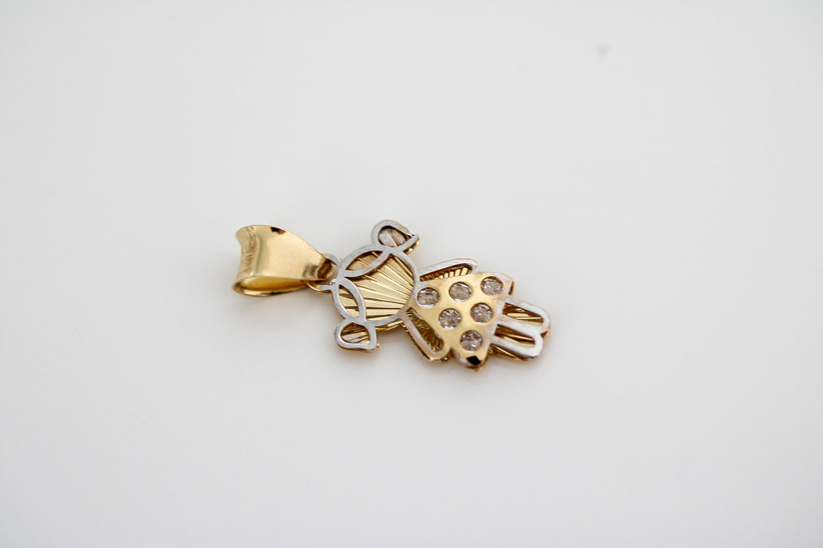 "Loved One” Pendant- 14k Solid Gold
