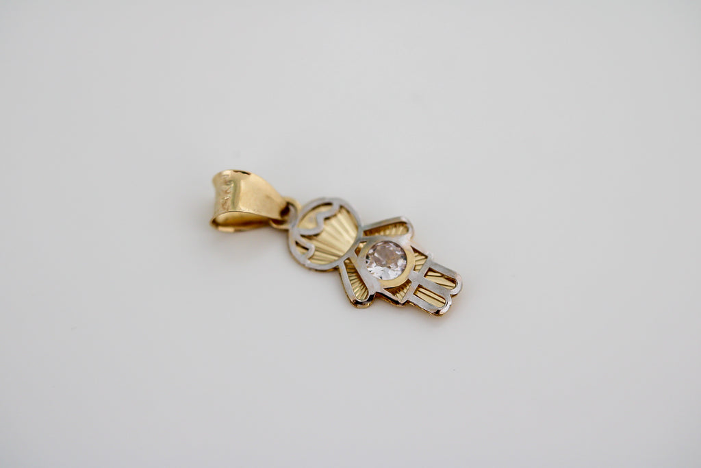 "Loved One” Pendant- 14k Solid Gold