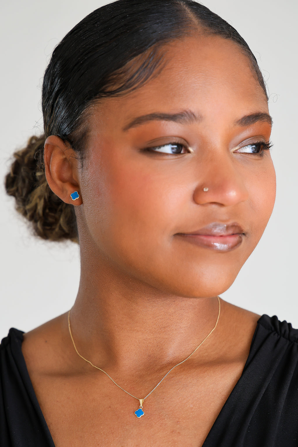 “Lucky Clover” Earrings – 14k Solid Gold