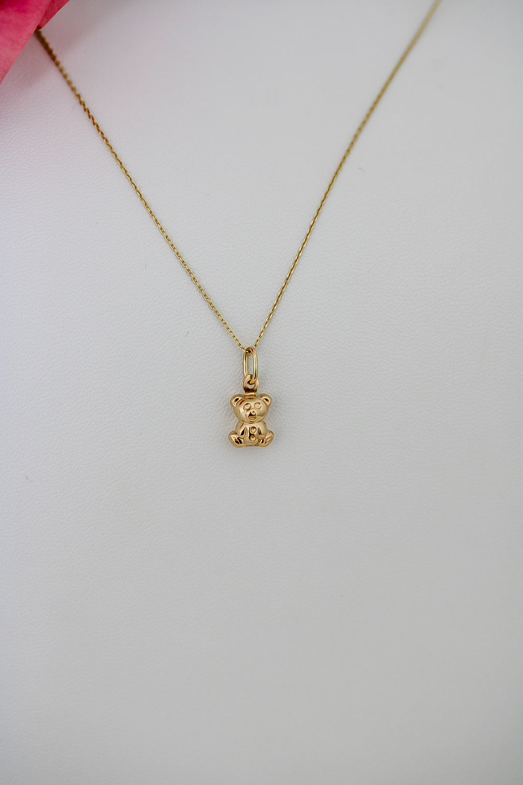 Mini Bear Pendant-14k Solid gold