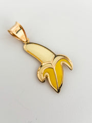 “Banana Bliss” Pendant – 14k Solid Gold