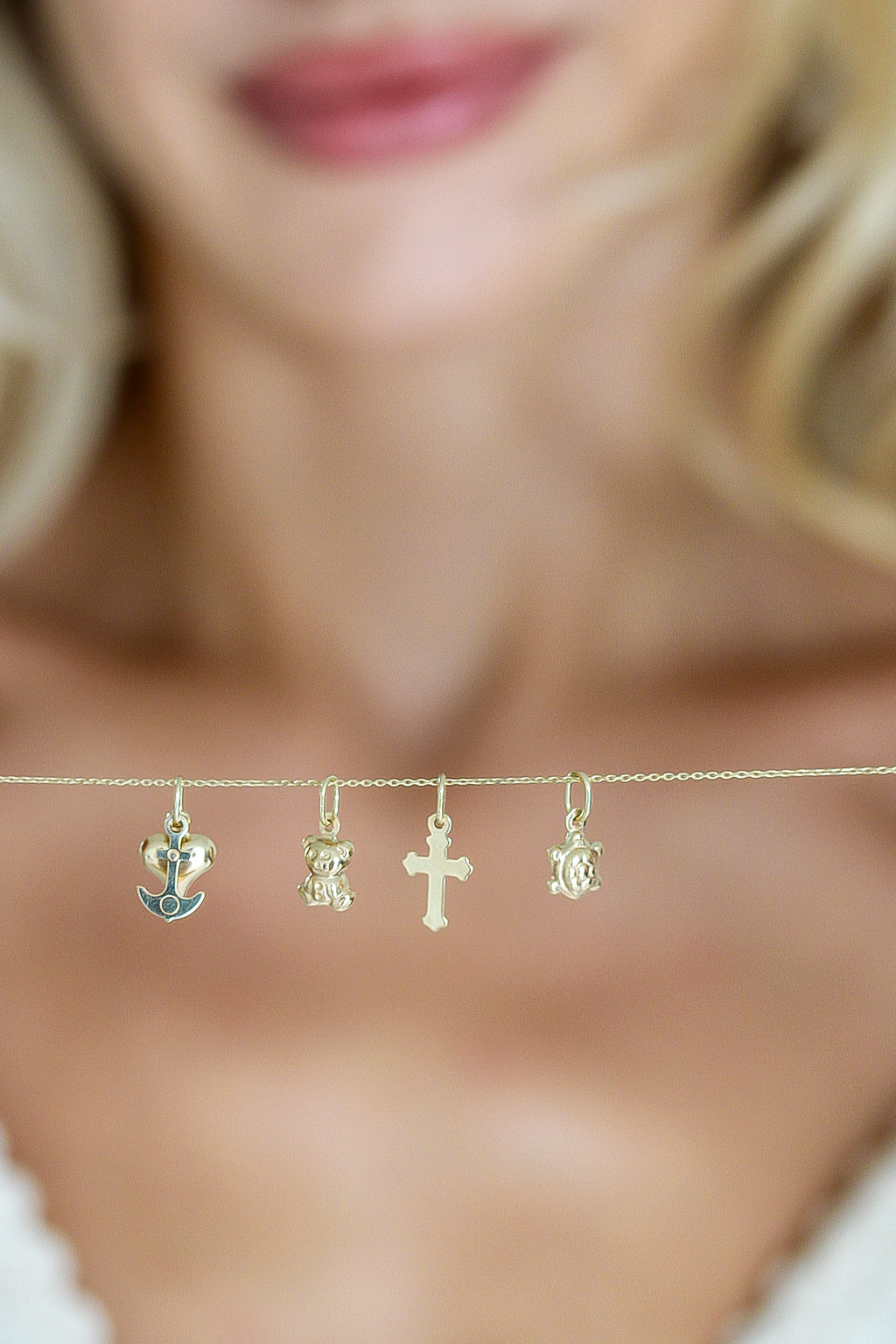 Mini Turtle Pendant-14k Solid gold